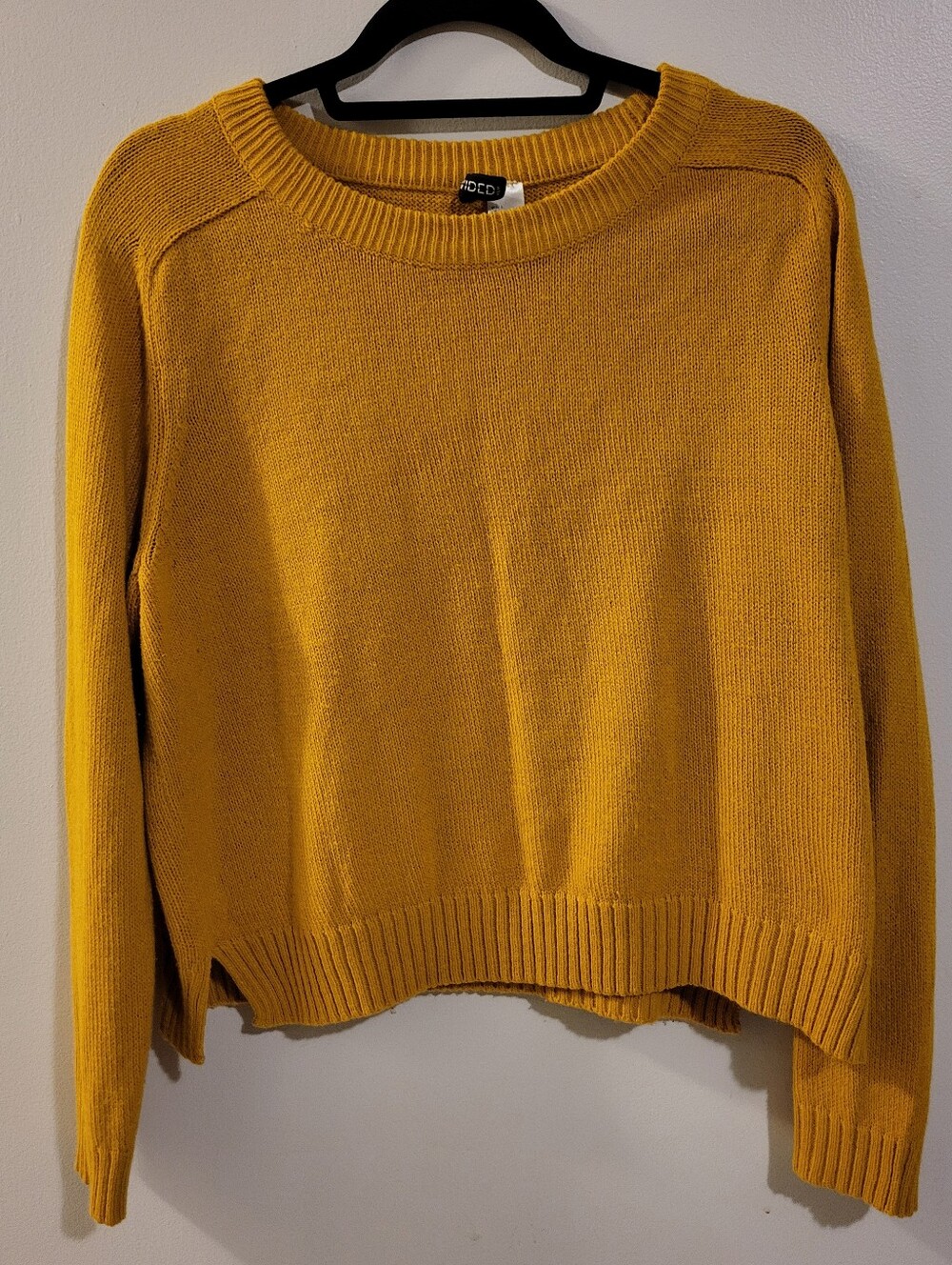H&M Mustard Yellow Crewneck Sweater